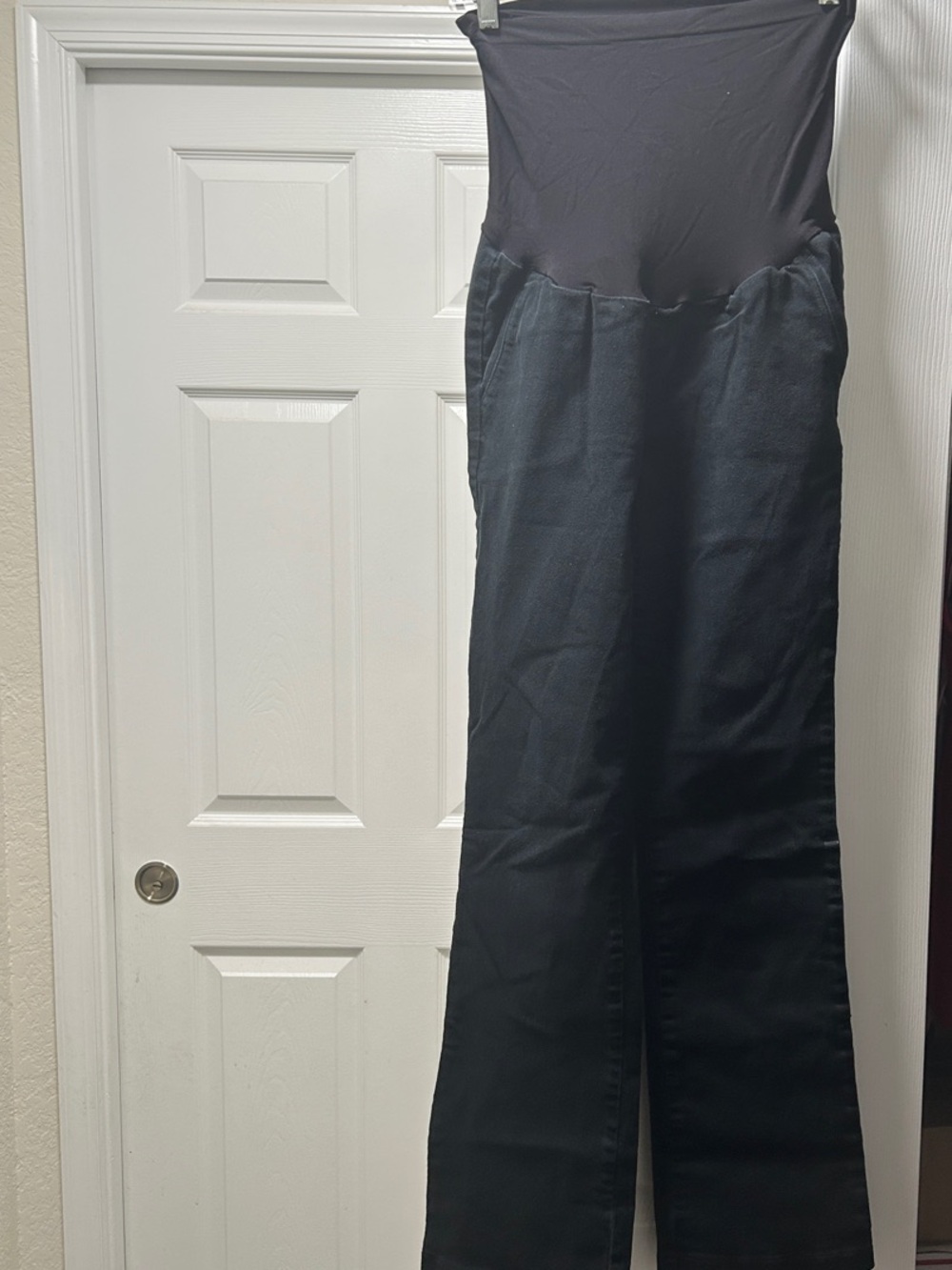 Black Maternity Overband Pants